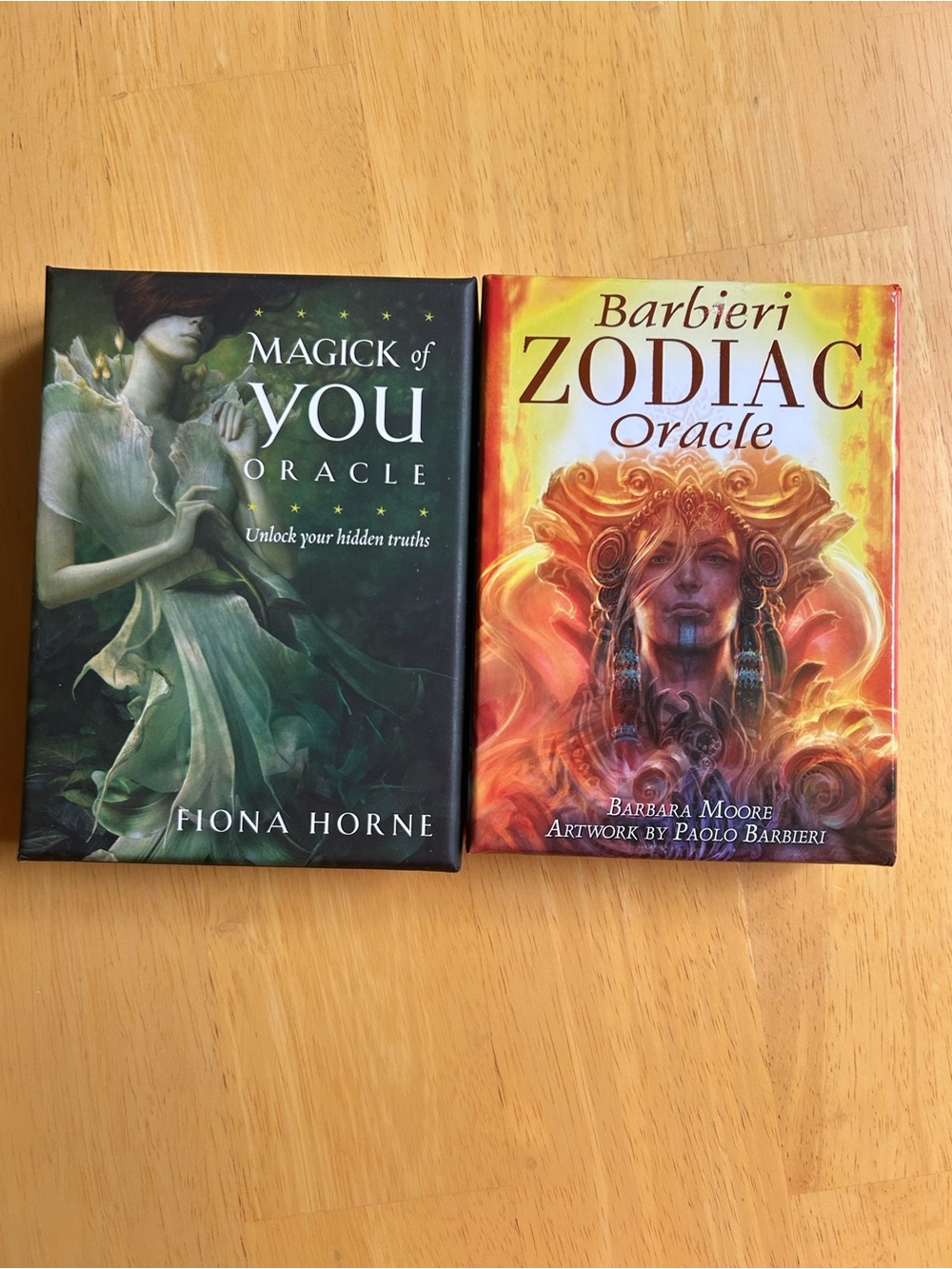 Magick of You Oracle & Barbieri Zodiac Oracle decks